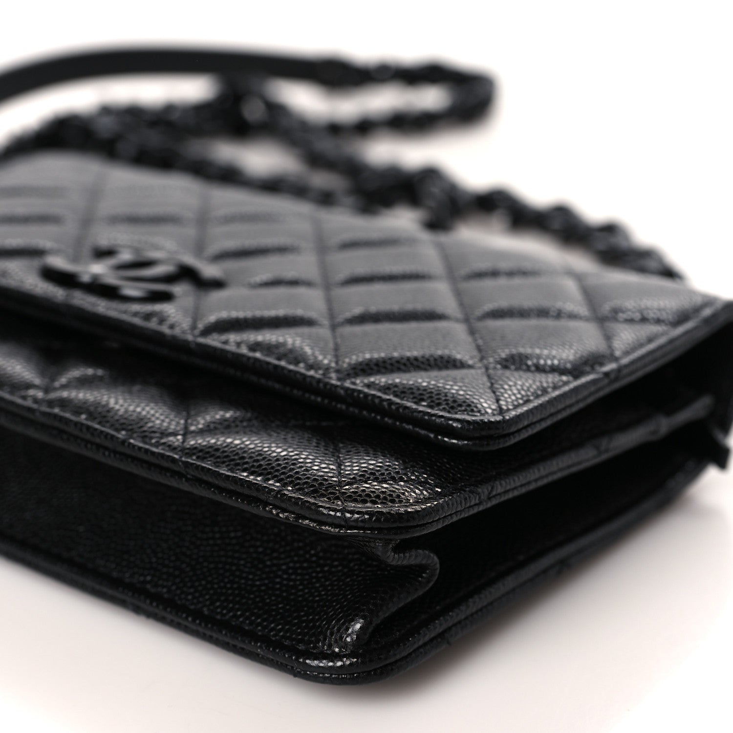 Chanel Caviar Quilted My Everything Wallet On Chain WOC Black 10 of 11