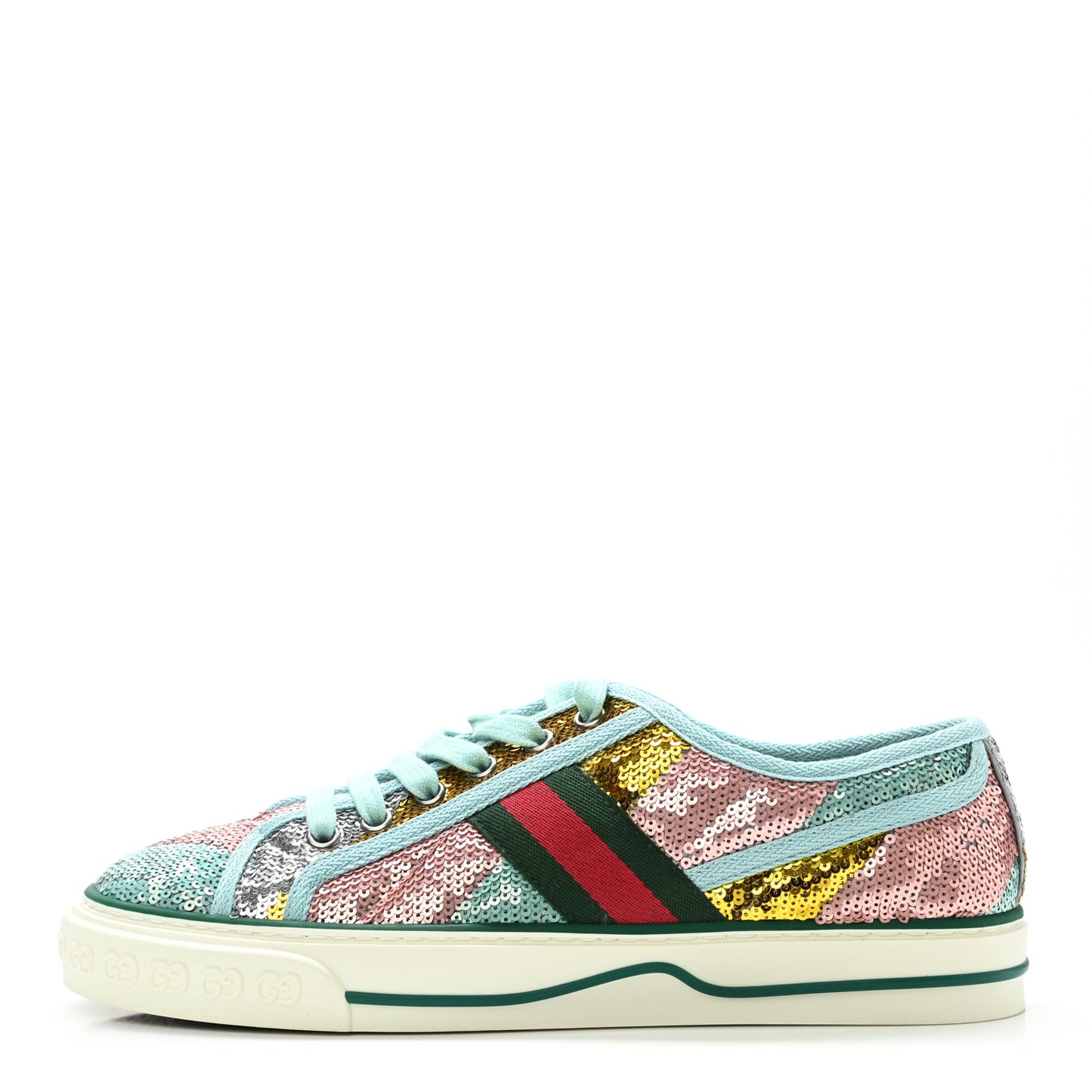 Sequin Web Matelasse Womens 1977 Tennis Sneakers 38 Multicolor
