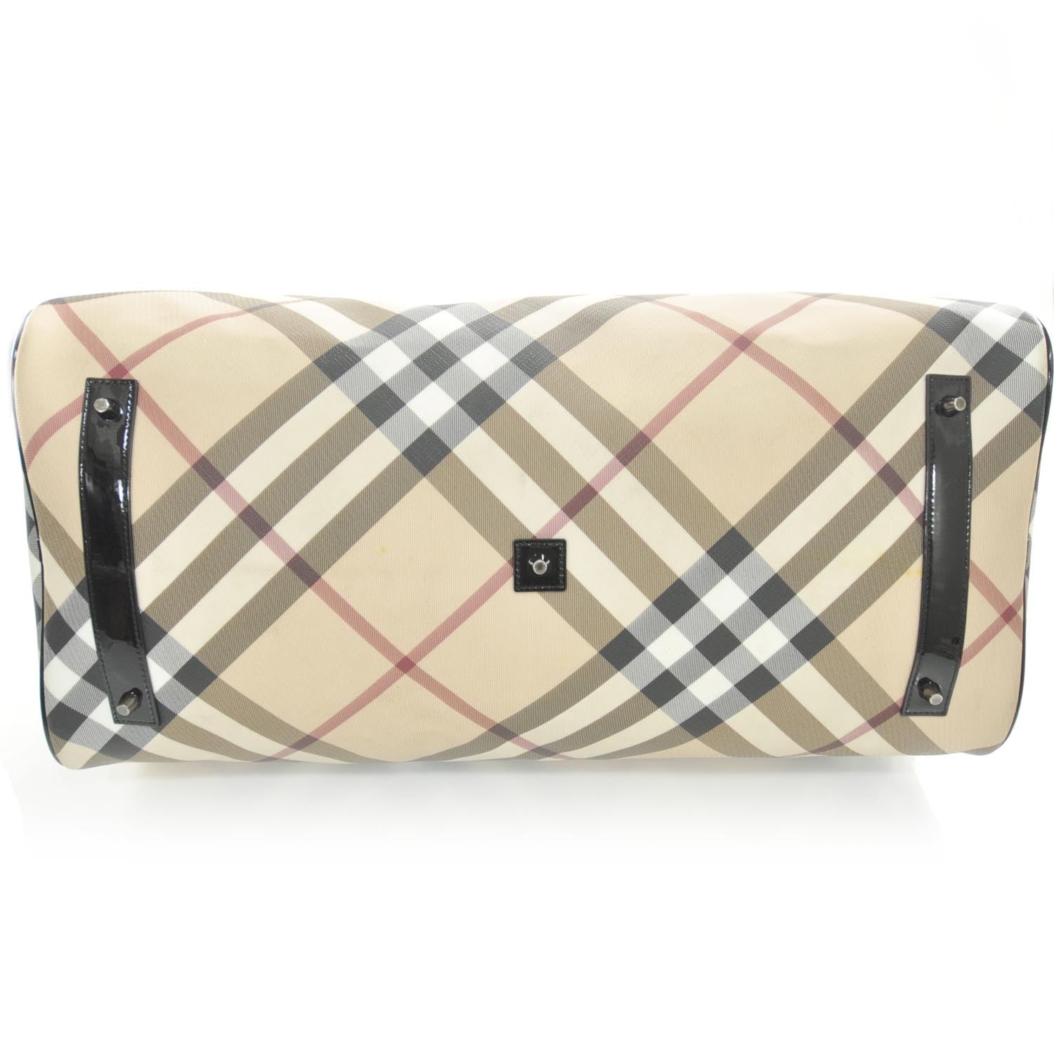 Burberry Nova Check Boston Travel Bag 4 of 8