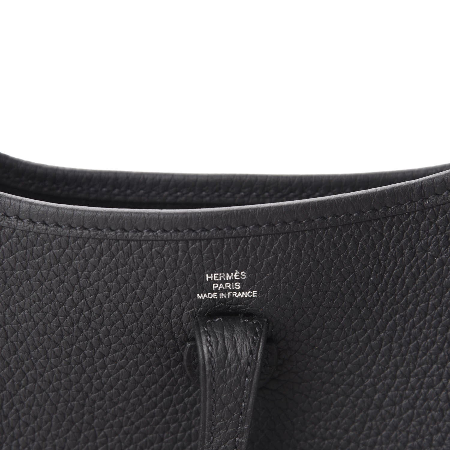 Hermes Taurillon Clemence Evelyne TPM Black 8 of 10