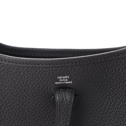 Hermes Taurillon Clemence Evelyne TPM Black 8 of 10