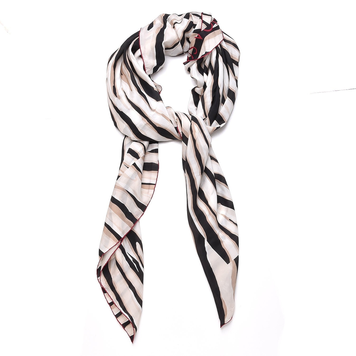 Louis Vuitton Silk Zebra Square Scarf Muticolor 1 of 6