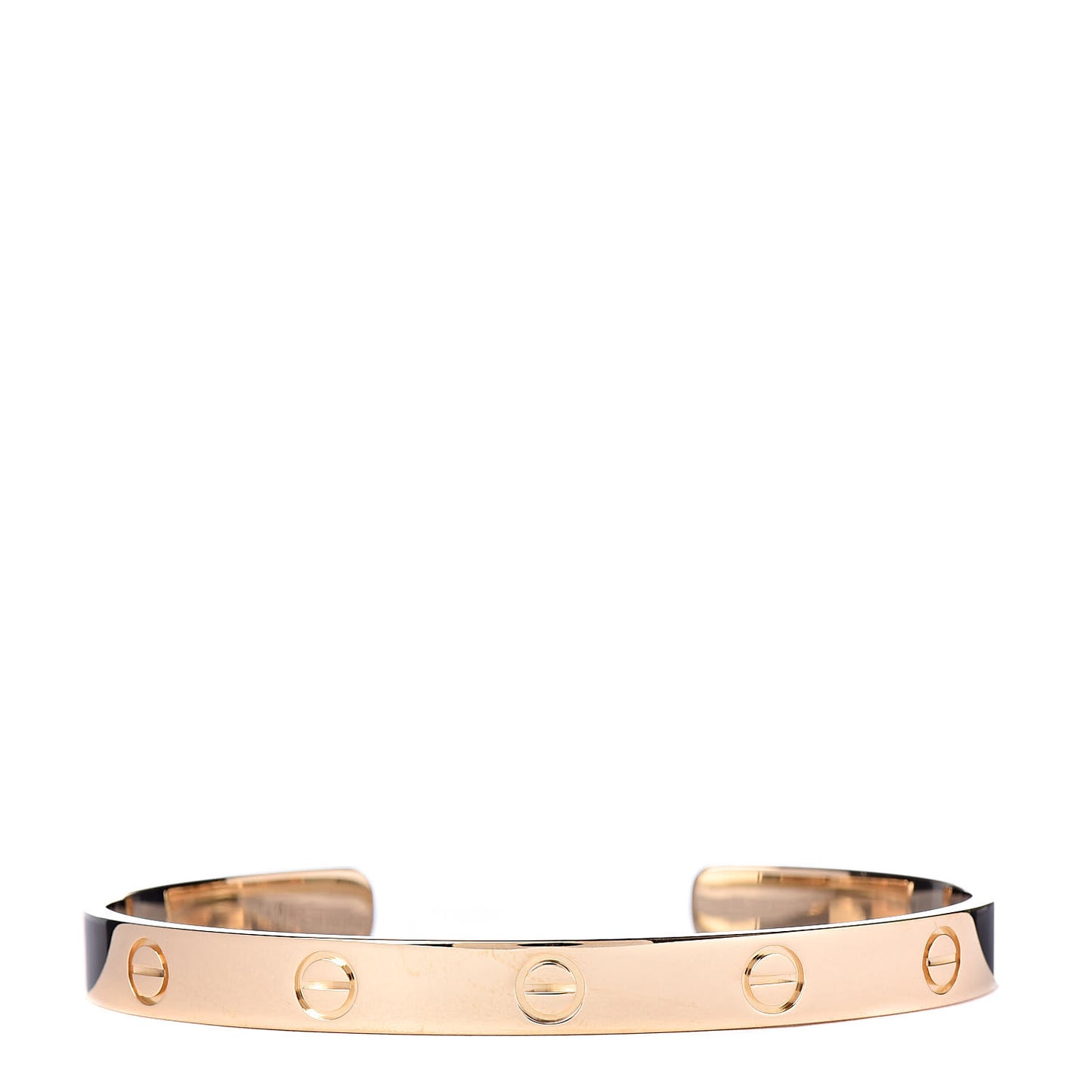 18K Yellow Gold LOVE Cuff Bracelet 18
