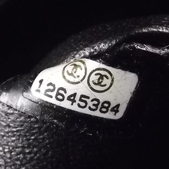 Lambskin Quilted Valentine Charms Medium Single Flap Black