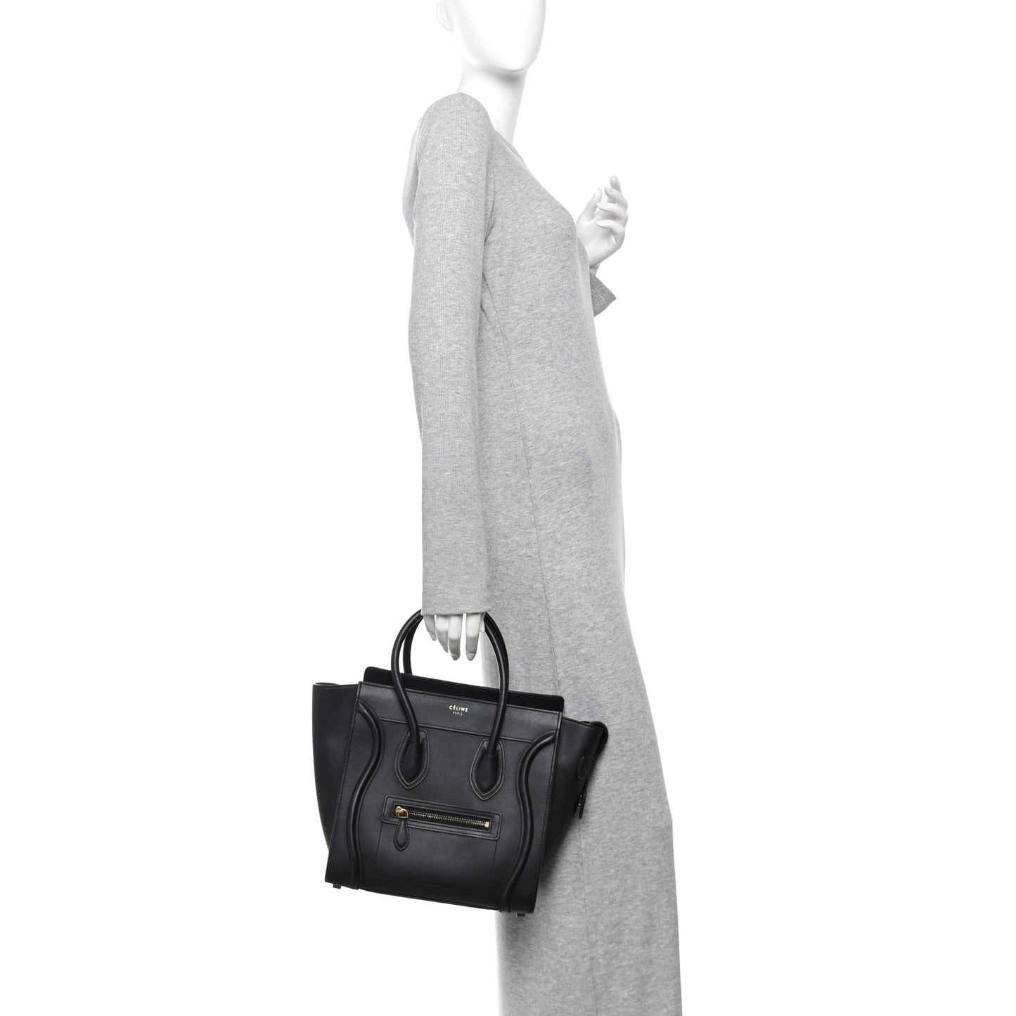 Smooth Calfskin Micro Luggage Black