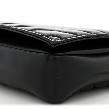 Saint Laurent Lambskin Matelasse Monogram Kate 99 Black 10 of 10