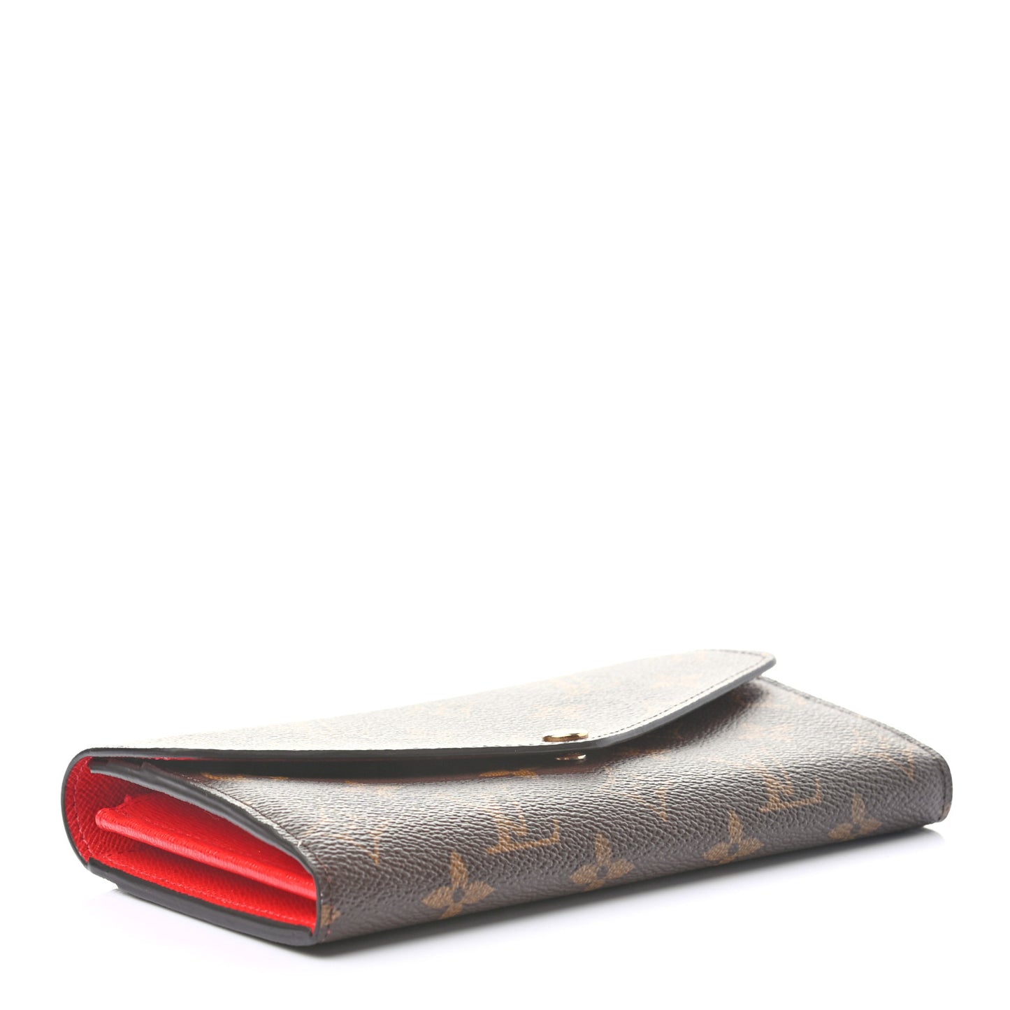 Monogram Sarah Wallet NM Coquelicot