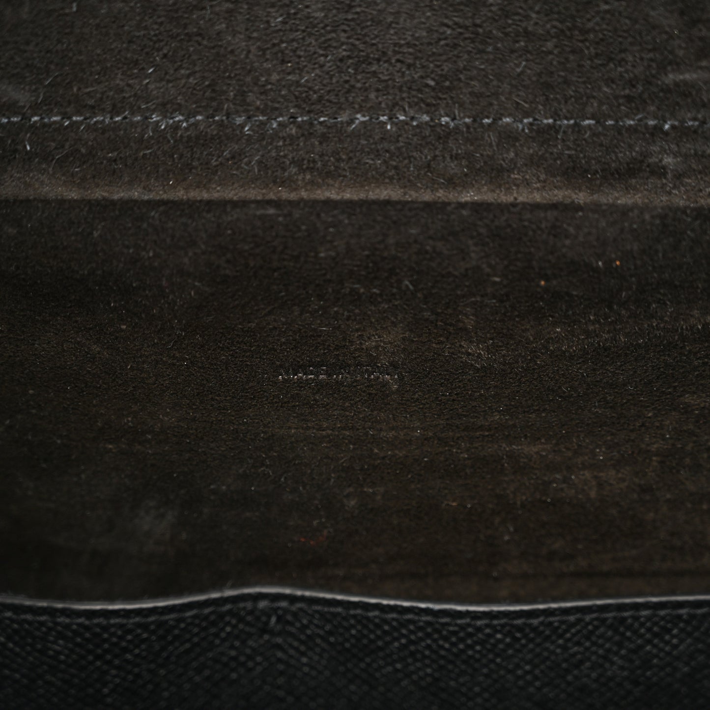 Grained Calfskin Mini Belt Bag Black