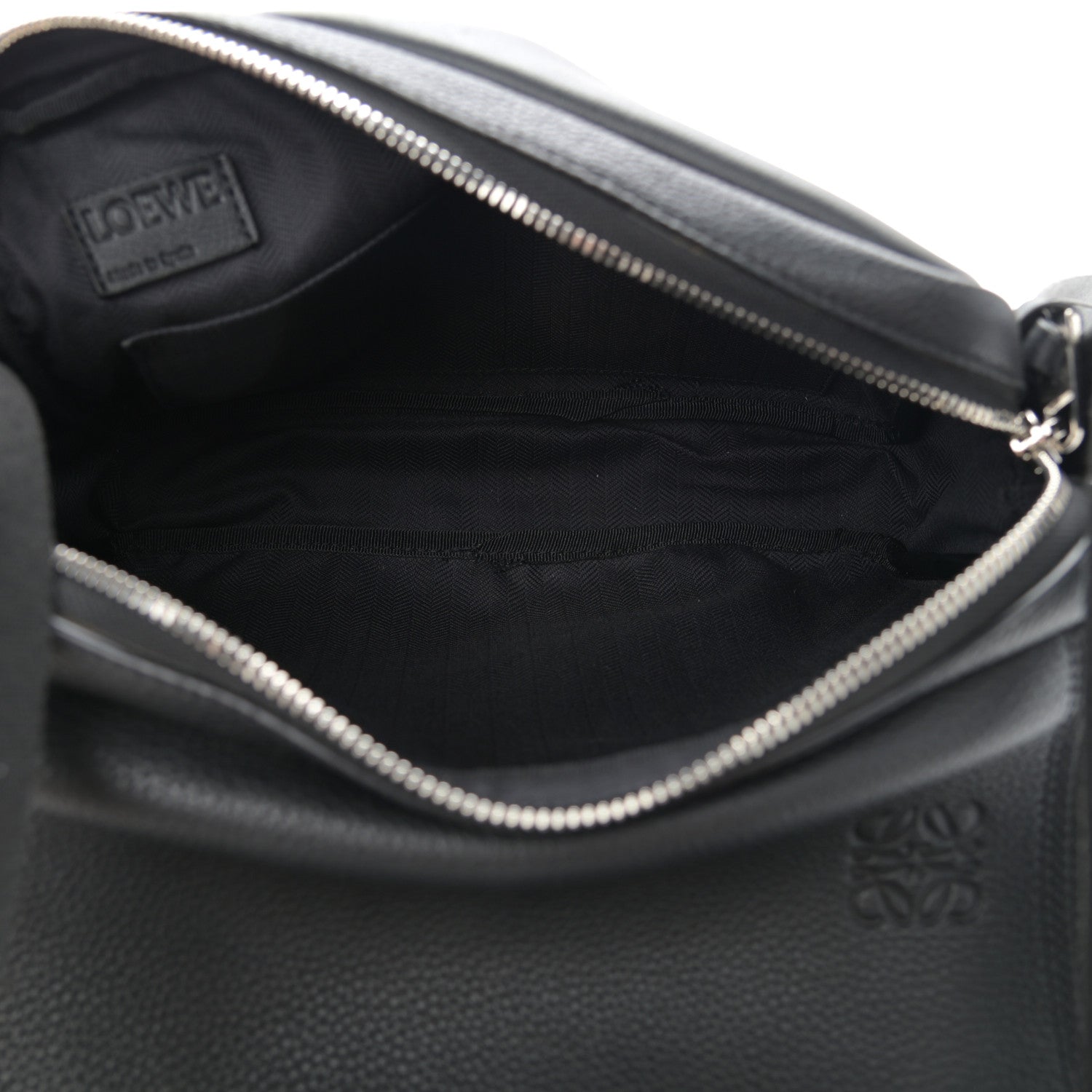 Loewe Soft Grained Calfskin XS Military Messenger Bag Black 5 of 13