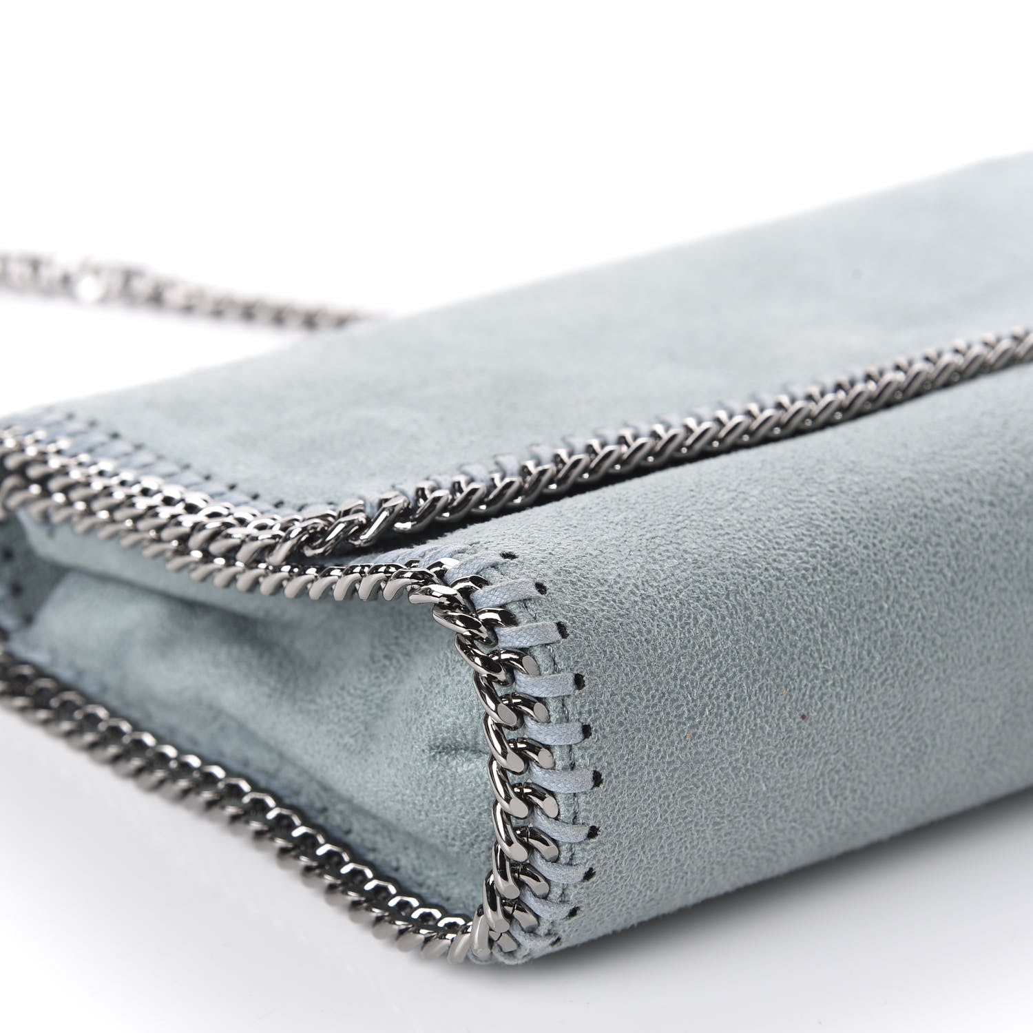 Stella McCartney Shaggy Deer Falabella Messenger Light Blue 6 of 11