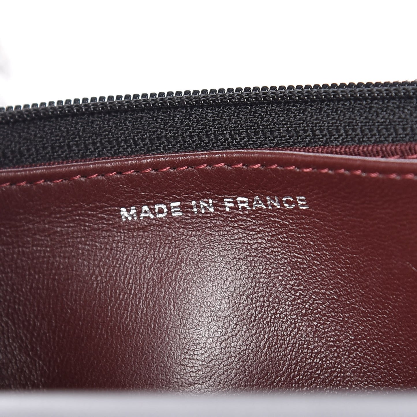 Lambskin Quilted Wallet On Chain WOC Black
