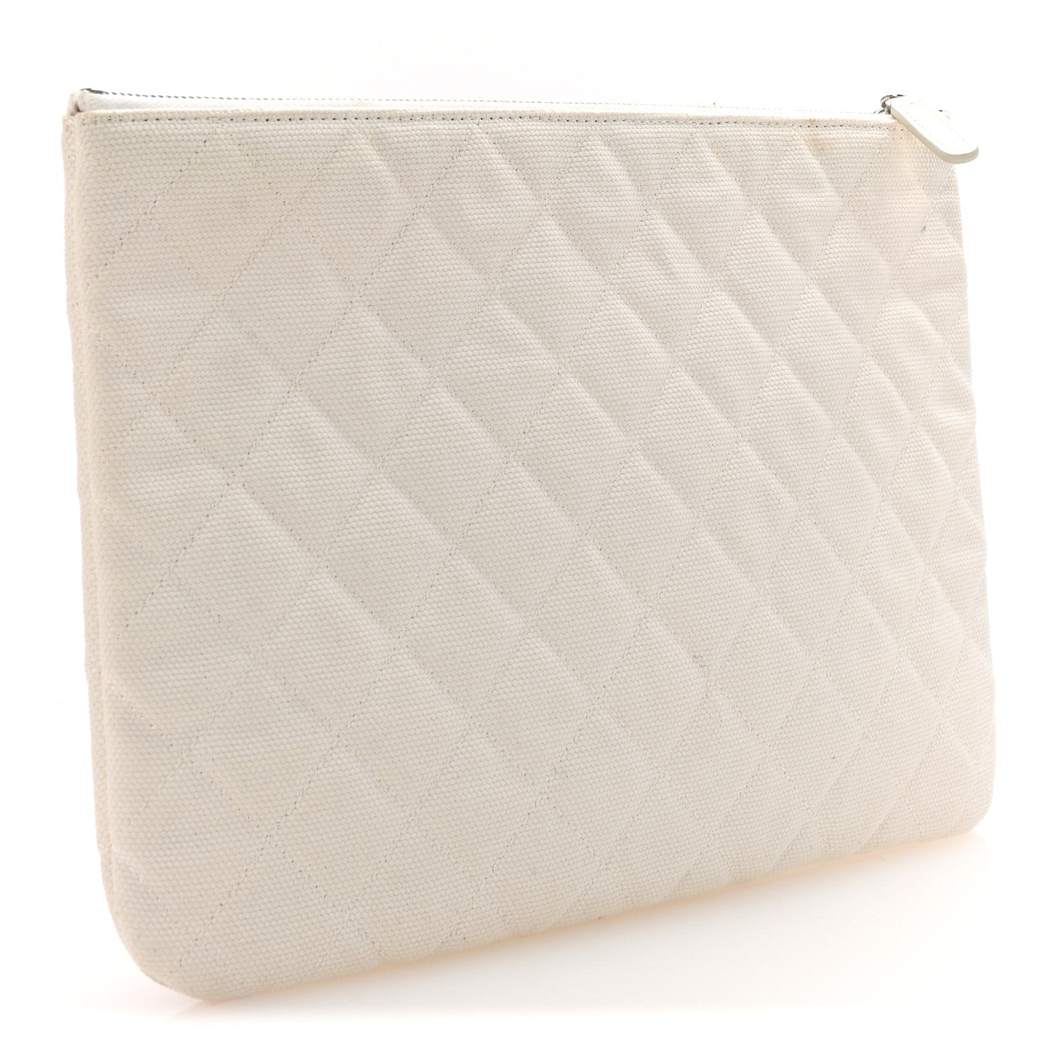 Chanel Canvas Medium Coco Cuba Cosmetic Case Yellow Turquoise 3 of 7