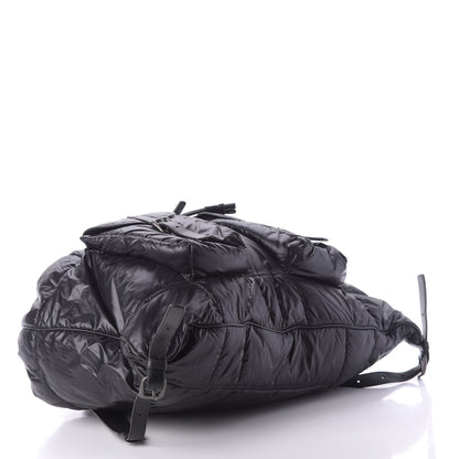 Bottega Veneta Nylon Calfskin Spinnaker Backpack Black 3 of 9
