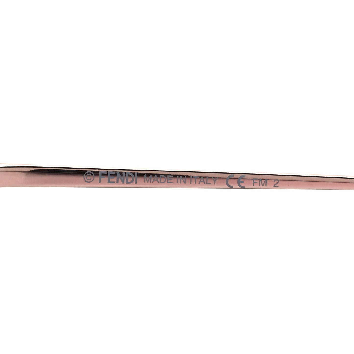 Metal Dots Round Sunglasses FF 0259/S Rose Gold