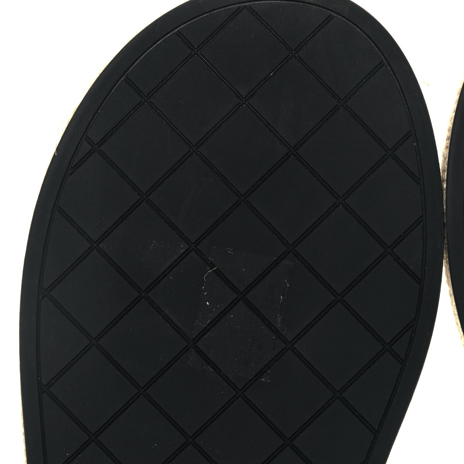 Chanel Lambskin Chain CC Thong Espadrille Sandals 37 Black 8 of 11