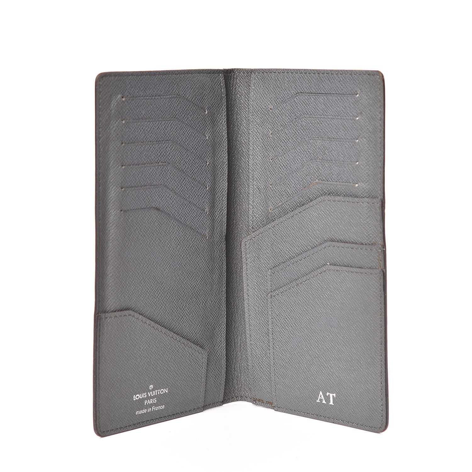 Louis Vuitton Taiga Porte Valeurs Organizer Wallet Glacier 5 of 12
