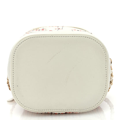 Chanel Tweed Lambskin Timeless Vanity Cosmetic Case White 13 of 13