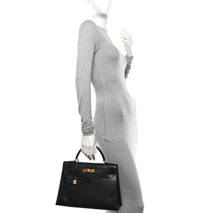 Hermes Box Kelly Sellier 32 Black 2 of 15