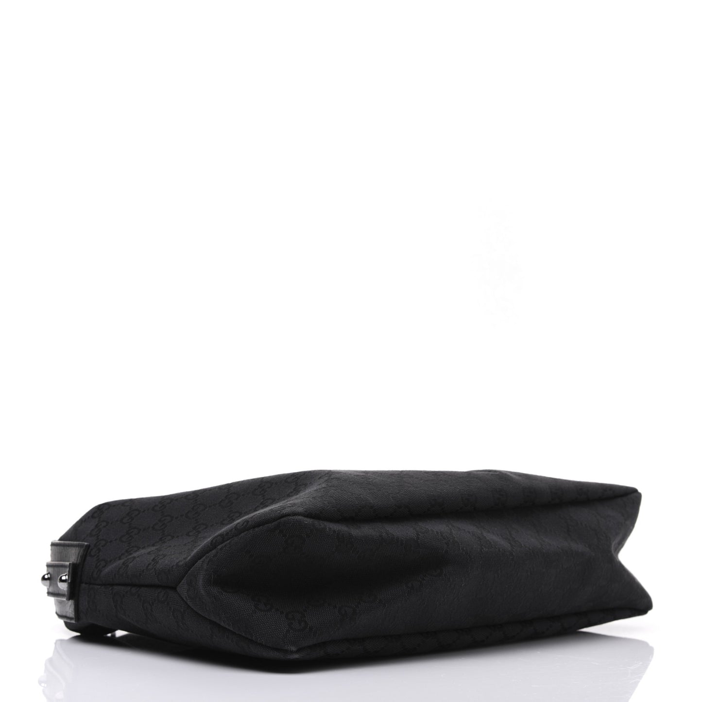 Monogram Medium Horsebit Chain Hobo Black