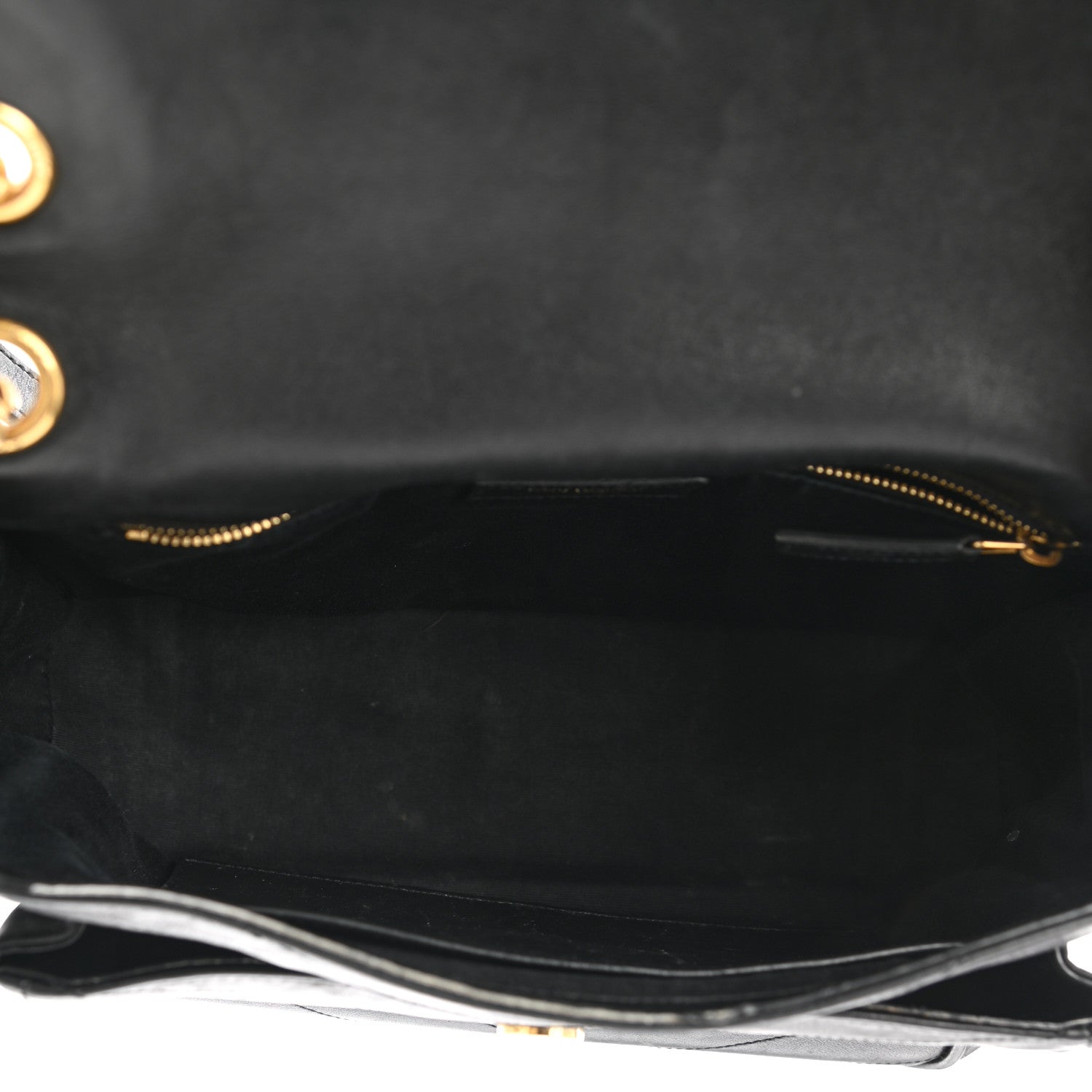 Saint Laurent Lambskin Matelasse Monogram Medium Niki Chain Satchel Black 5 of 11