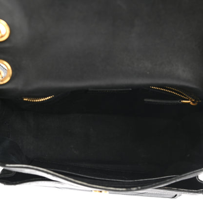 Saint Laurent Lambskin Matelasse Monogram Medium Niki Chain Satchel Black 5 of 11