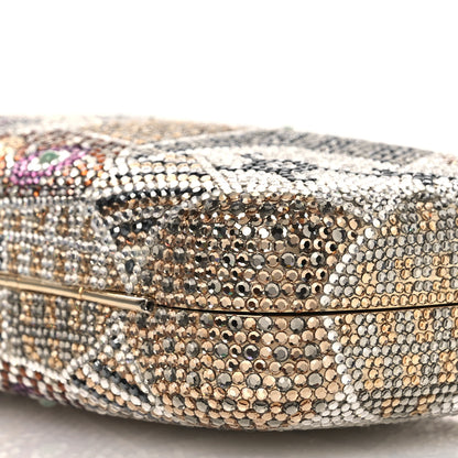 Judith Leiber Crystal Minaudiere Clutch Silver Multicolor 11 of 14