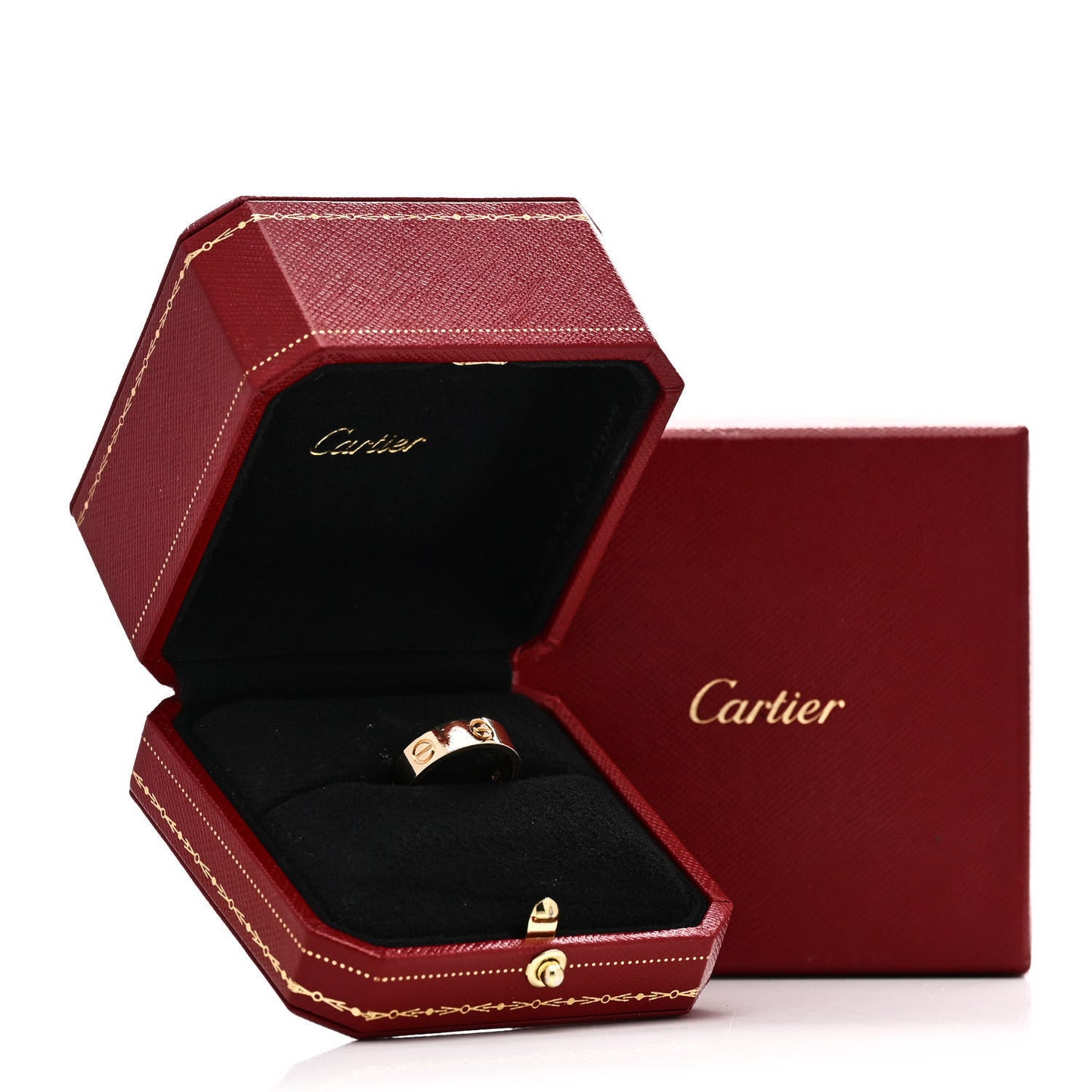 18K Yellow Gold 5.5mm LOVE Ring 56 7.75