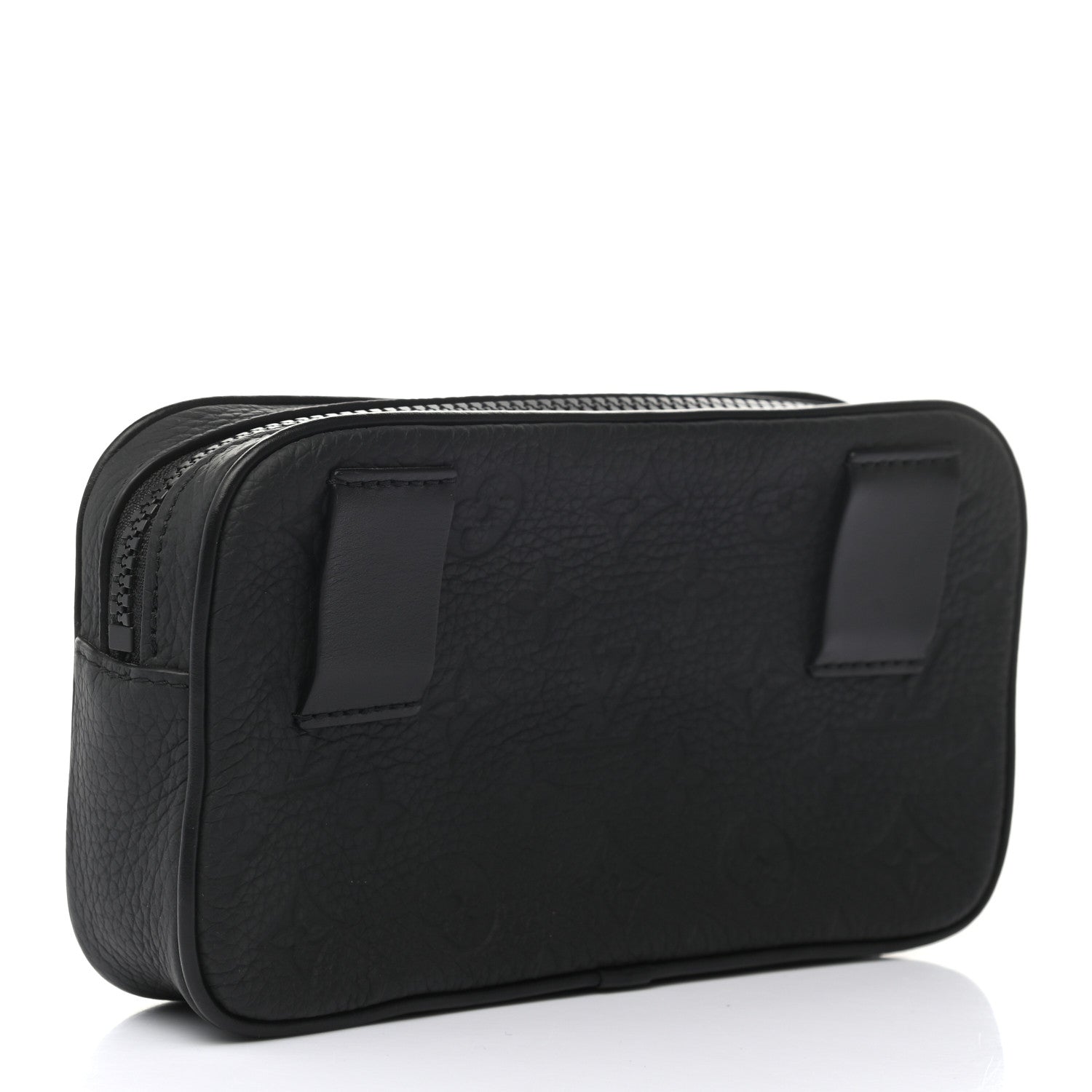 Louis Vuitton Taurillon Monogram Uniformes Solar Ray Soft Pochette Volga Belt Bag Black 3 of 8