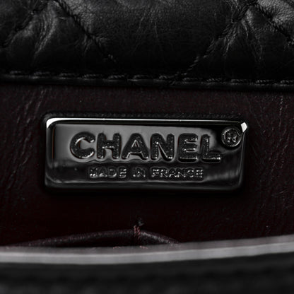Chanel Aged Calfskin Miss Pony Fur Medium Flap Black 7 of 10