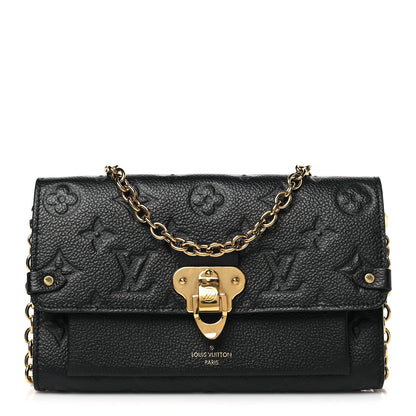 Louis Vuitton Empreinte Vavin Chain Wallet Black 1 of 9