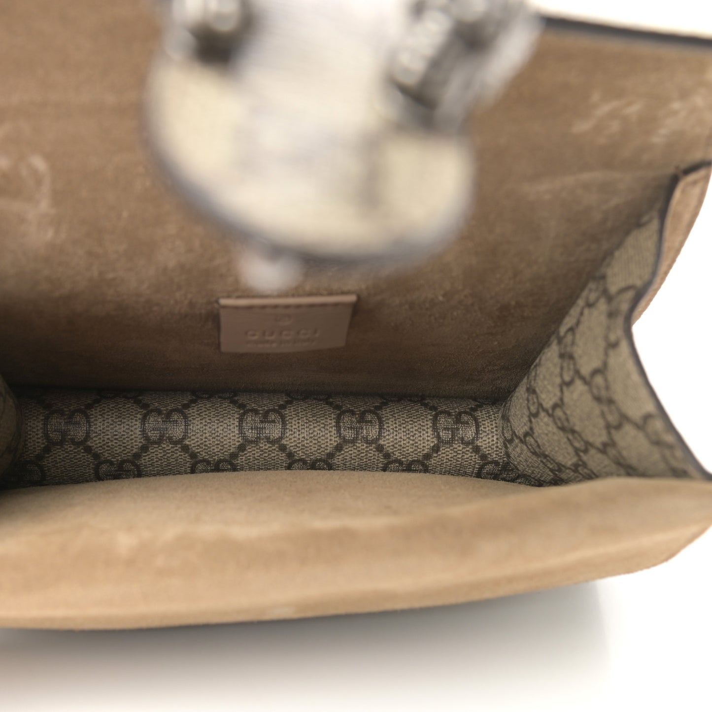 GG Supreme Monogram Mini Dionysus Shoulder Bag Taupe