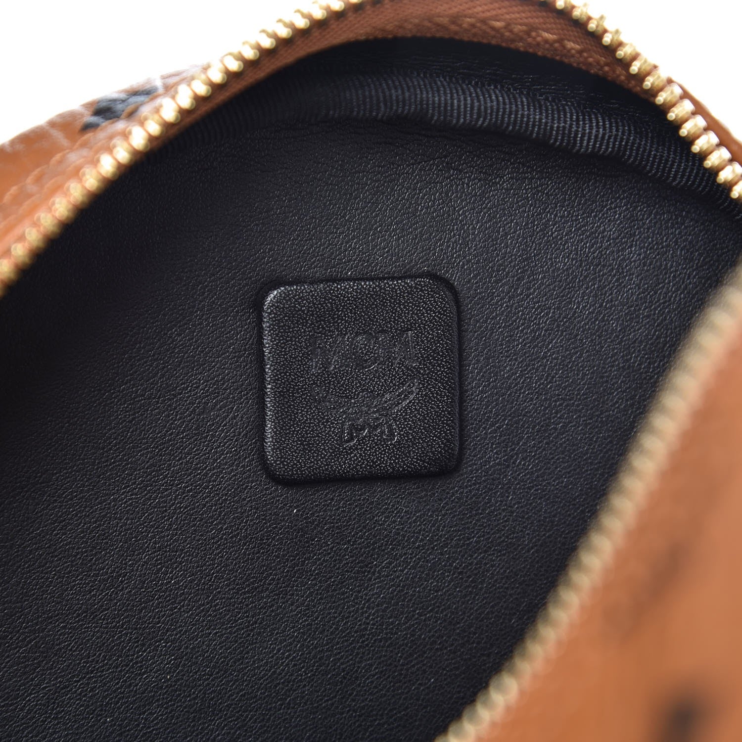 MCM Visetos Small Side Stud Stark Backpack Cognac 8 of 12
