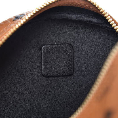 MCM Visetos Small Side Stud Stark Backpack Cognac 8 of 12