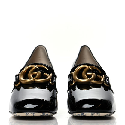 Gucci Vernice GG Victoire 55mm Loafer Pumps 38 Black 2 of 9