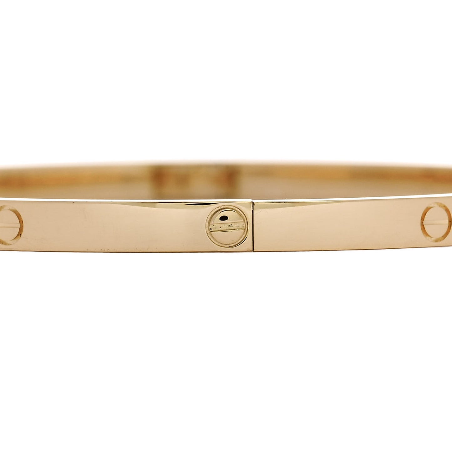 18K Yellow Gold Small LOVE Bracelet 19