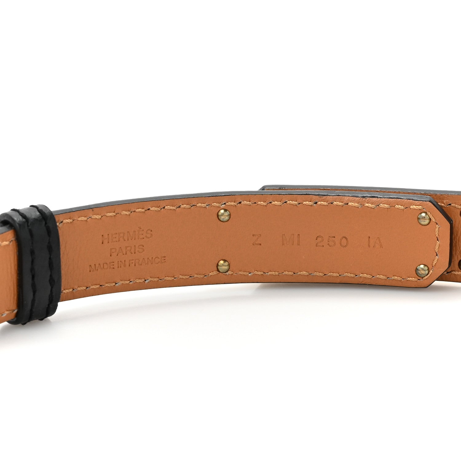 Hermes Epsom Kelly Belt Black 3 of 5