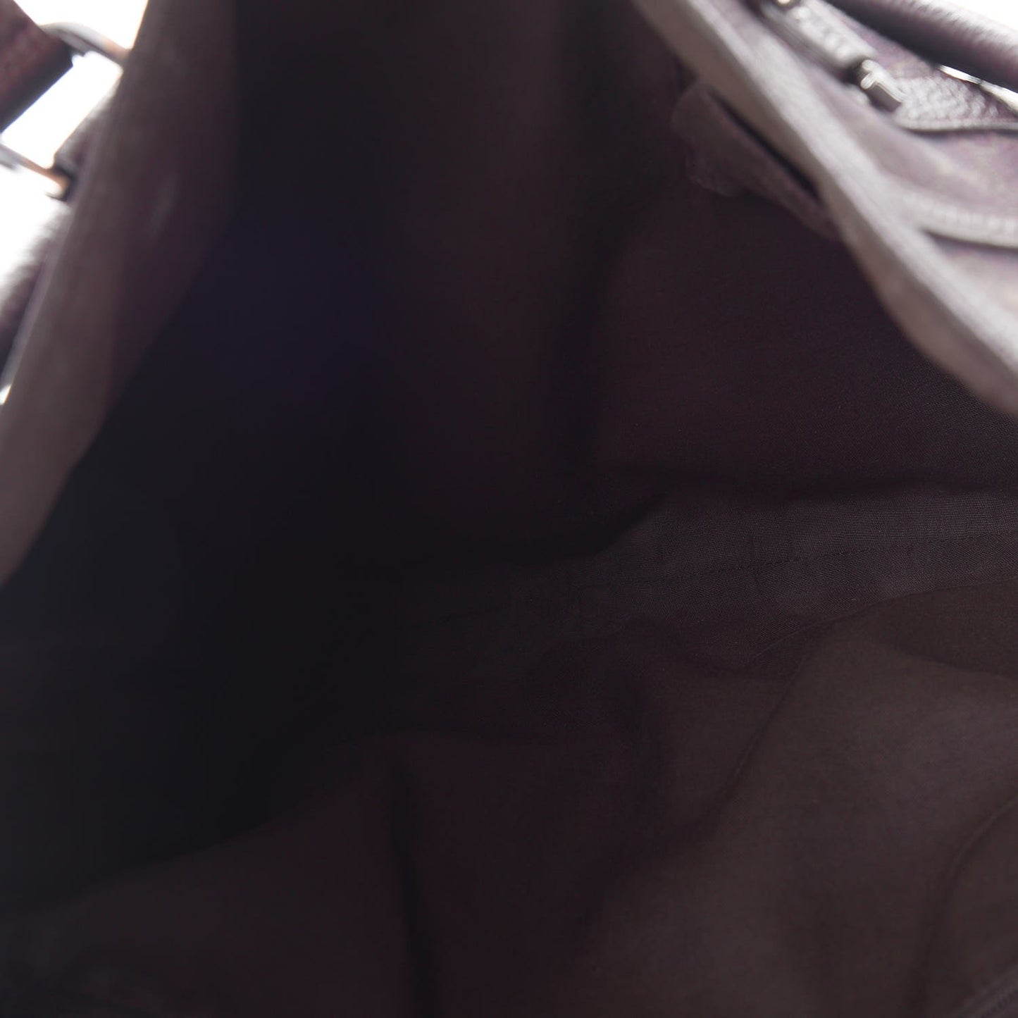 Monogram Medium Abbey Convertible Tote Dark Brown
