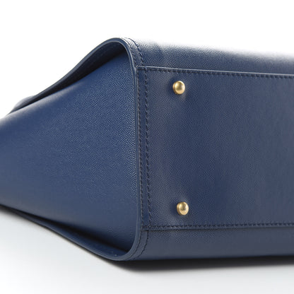 Chanel Caviar Small Studded Deauville Tote Navy 9 of 14