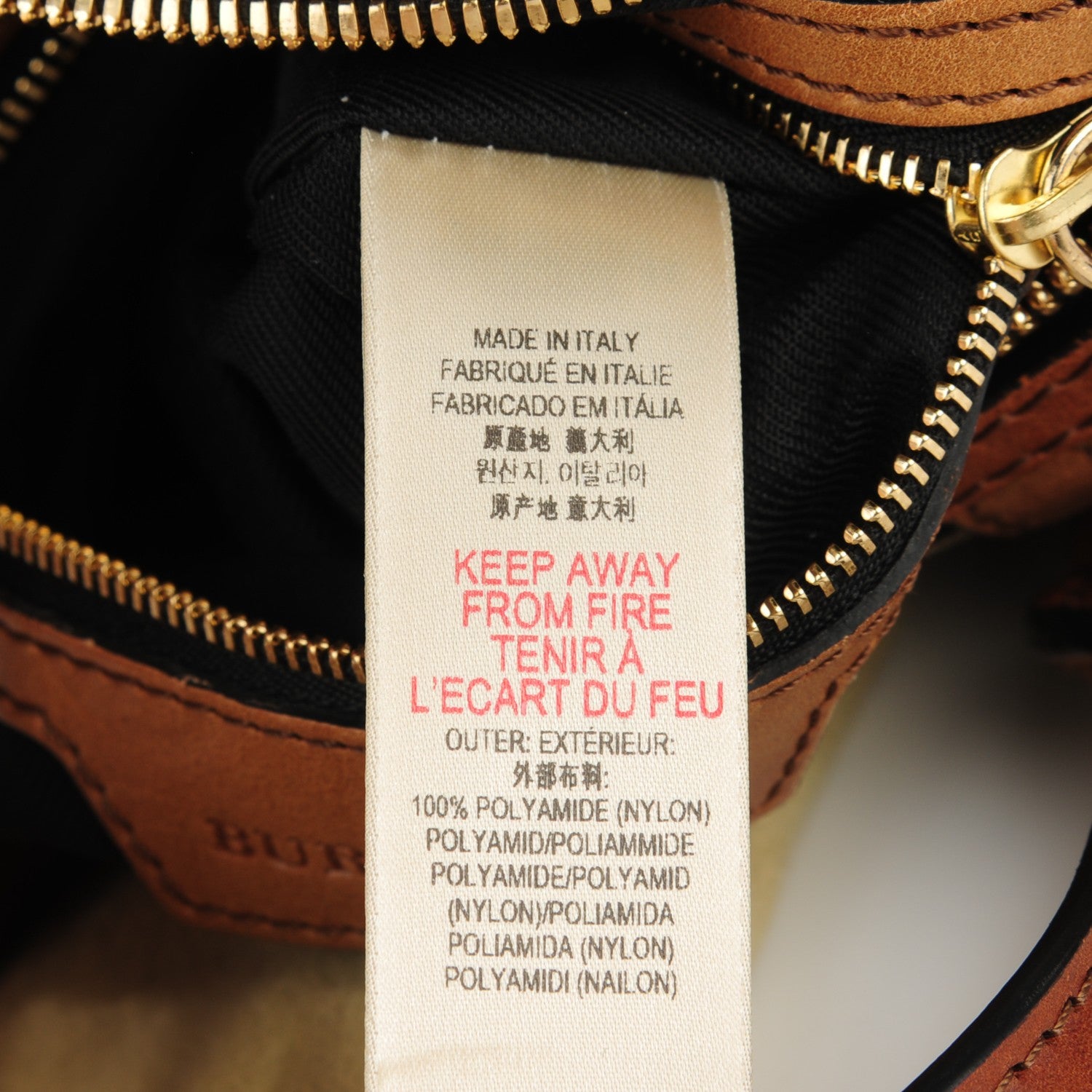 Burberry Horseferry Check Small Alchester Bowling Bag Honey Tan 8 of 10