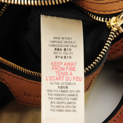 Burberry Horseferry Check Small Alchester Bowling Bag Honey Tan 8 of 10