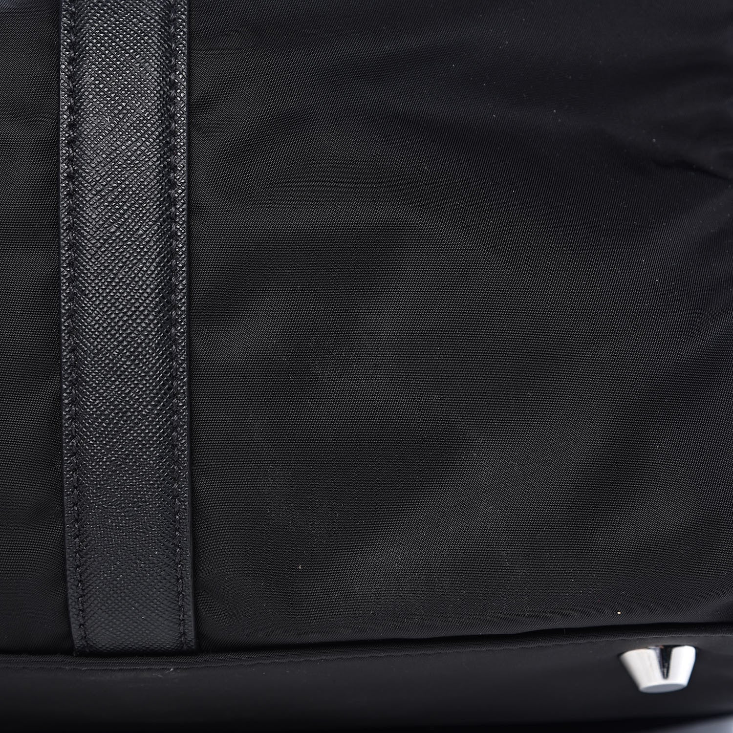 Prada Tessuto Nylon Saffiano Viaggio Duffle Black 12 of 13