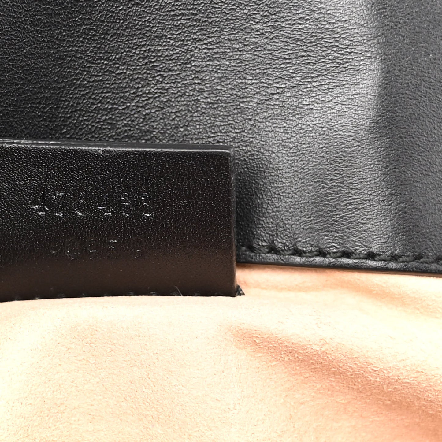 Calfskin Matelasse Super Mini GG Marmont Shoulder Bag Black