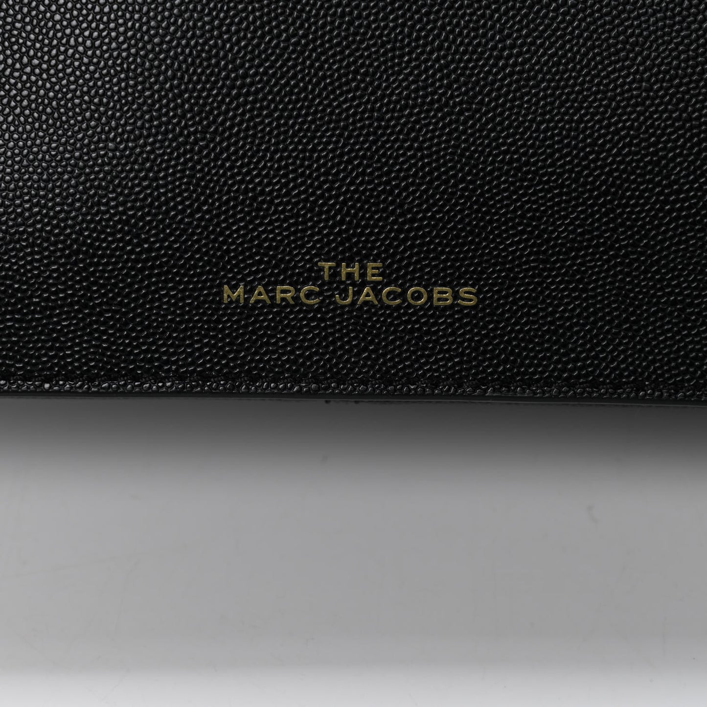 Textured Calfskin The J Link Shoulder Bag Black