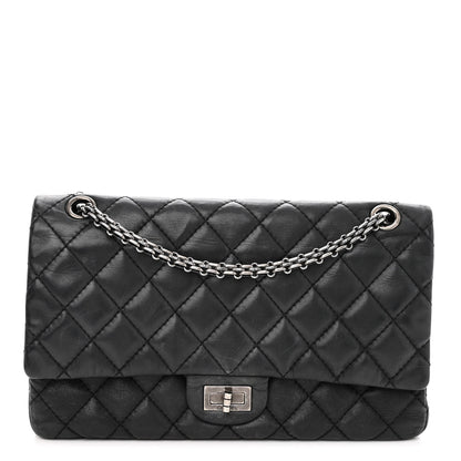 Chanel Iridescent Calfskin Quilted 2.55 Reissue 226 Flap Dark Grey 1 of 11