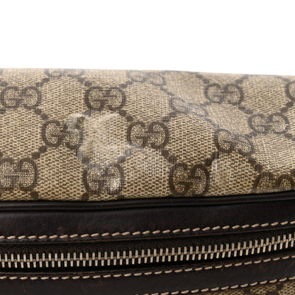 Gucci GG Supreme Monogram Belt Bag Dark Brown 11 of 12