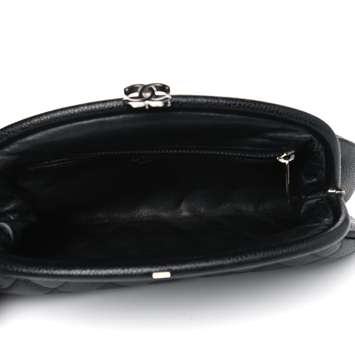 Chanel Caviar Quilted Timeless Clutch Black 4 of 5