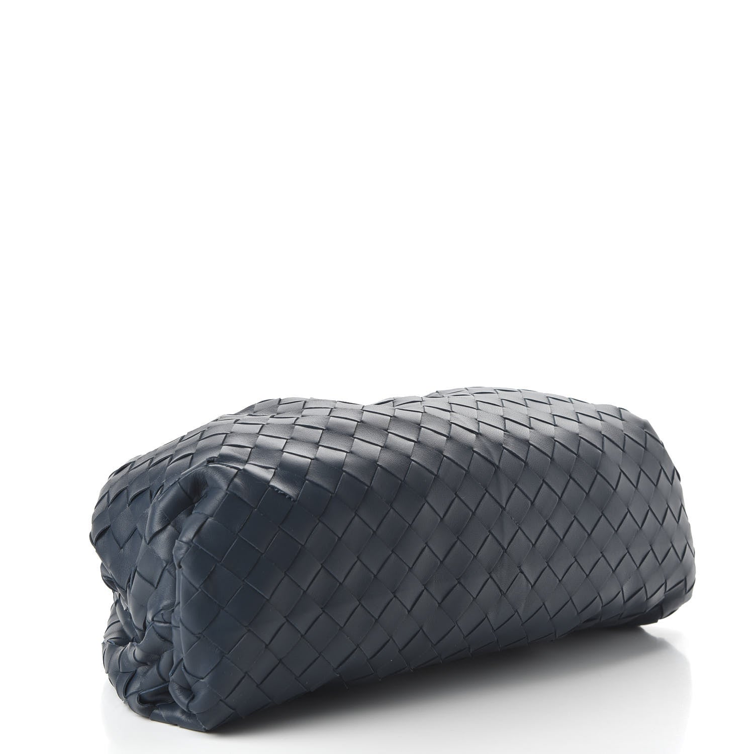 Bottega Veneta Nappa Maxi Intrecciato The Pouch Oversized Clutch Deep Blue 3 of 8