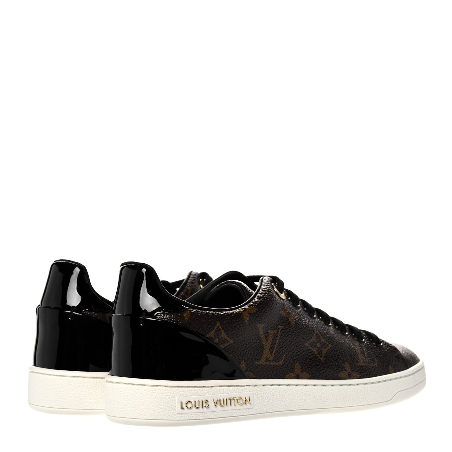 Patent Monogram Frontrow Sneakers 35
