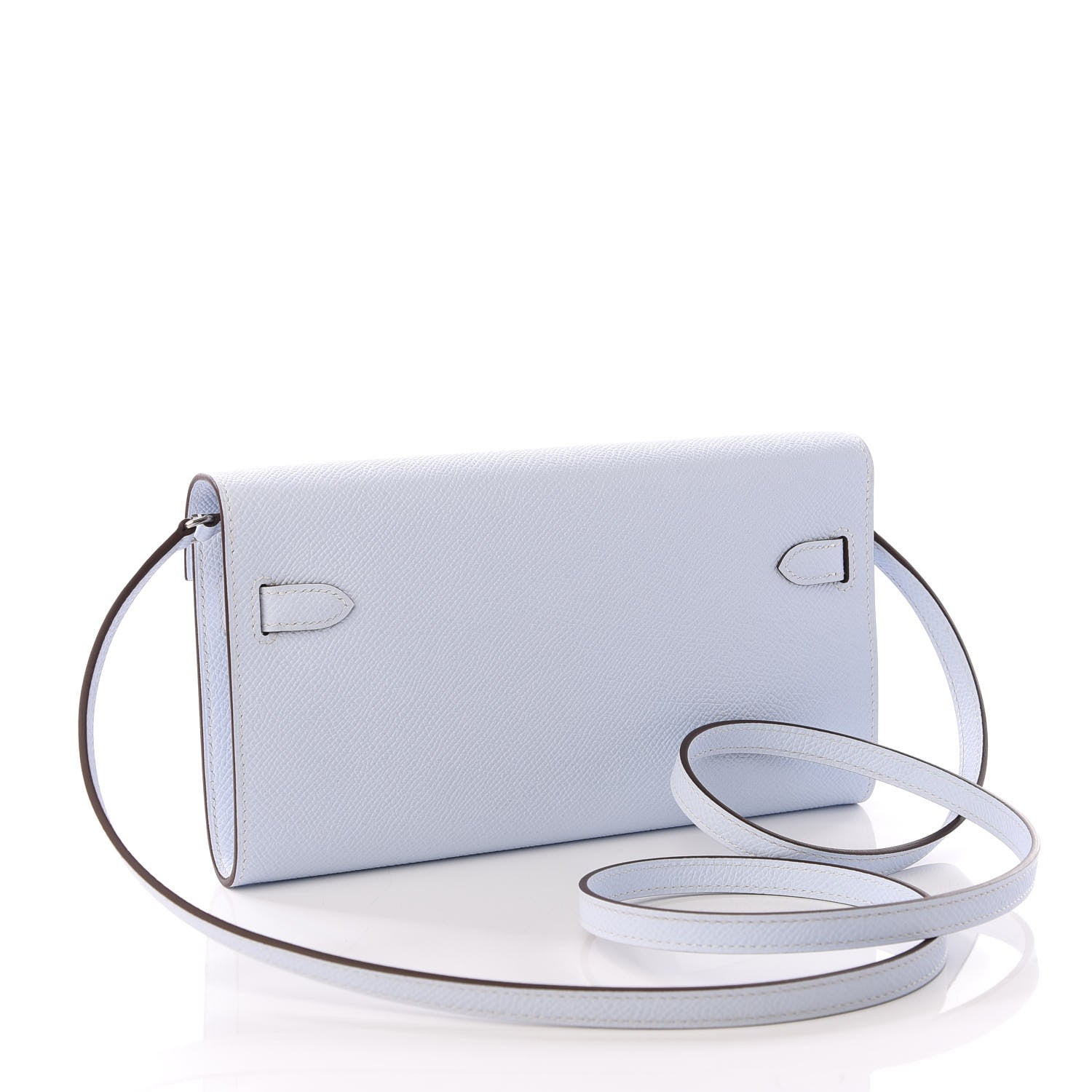 Hermes Epsom Kelly Wallet To Go Bleu Brume 2 of 9