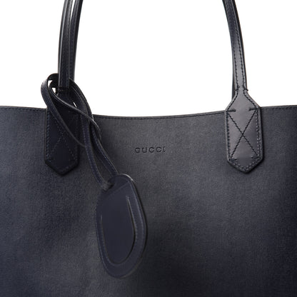 Gucci GG Supreme Monogram Blooms Medium Reversible Tote Beige Blue Navy 16 of 16